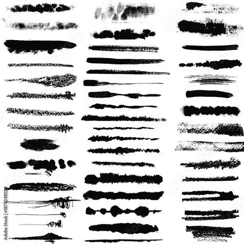 Black glitch pattern white distorted pixelated