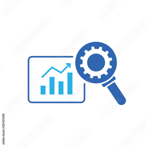 Icon a due diligence report and documentation, isolated against a clean background.