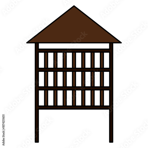 chicken coop illustration