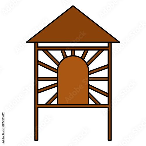 chicken coop illustration