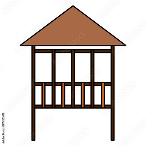 chicken coop illustration