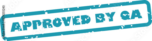 Approved by QA stamp seal