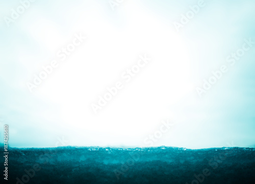 Bottom snow line horizon illustration backdrop