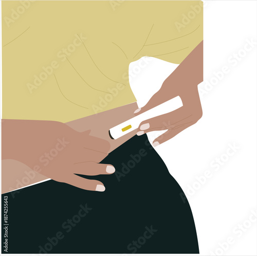 installing a blood sugar neutralizer. tool for checking blood sugar levels
