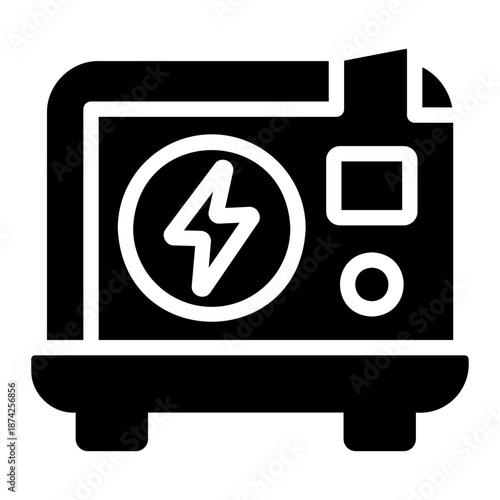 Power generator Solid icon