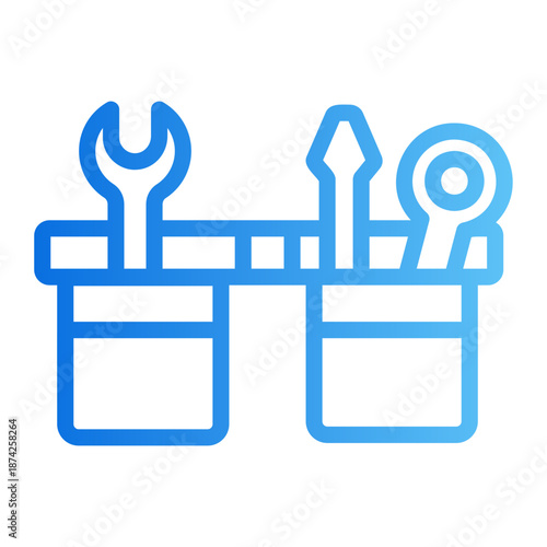 Tool belt Line Gradient Icon