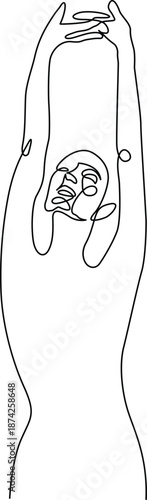 Reflection of thought Vector