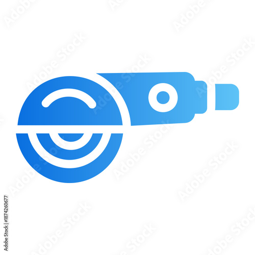 Angle grinder Line Gradient Icon
