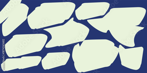 Seamless voronoi pattern. Vector grid background with rounded cells. Eps10