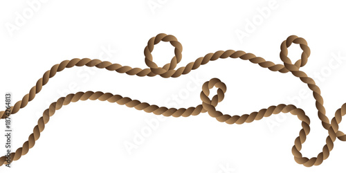 creative abstract twisted rope shape design. vector art