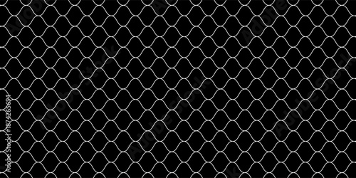 Mesh texture for fishing nets. Seamless pattern for sportswear or soccer goal, volleyball net, basketball hoop, hockey, athletics. Abstract net background for