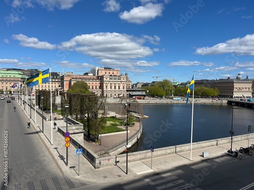 landscape in Stockholm, Sweden, Northern Europe