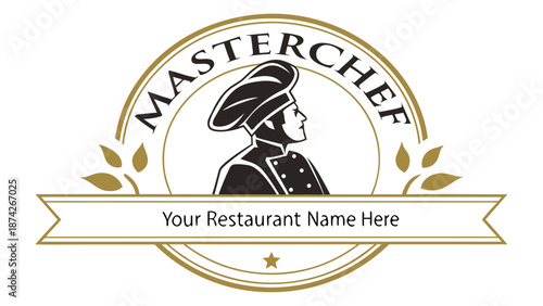 Master Chef Restaurant Logo Template