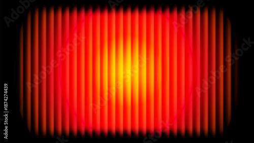 Abstract colorful vector background featuring a red velvet theater curtain pattern with striped texture and light lines for a stage show backdrop design