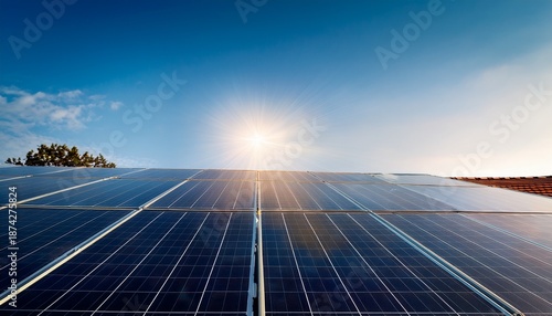 close up of solar panels on roof sustainable energy clean power renewable electricity green technology