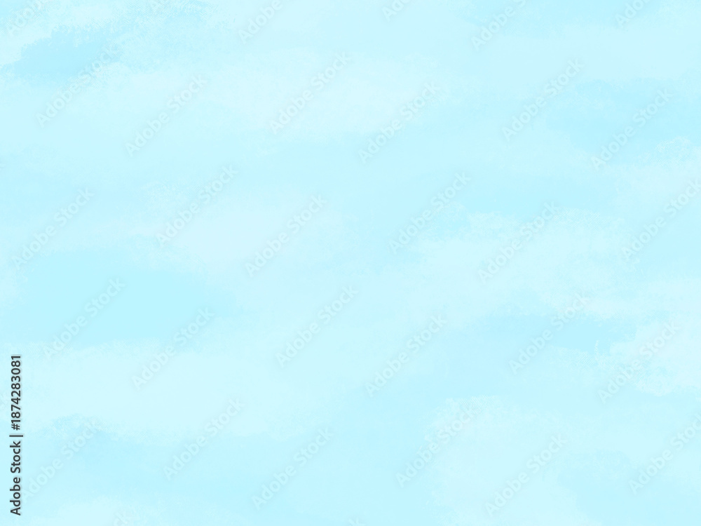 Obraz premium Light Blue Watercolor Background with Soft Texture