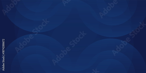 Abstract blue simple glowing geometric lines on dark blue background. modern art good illustrations vector