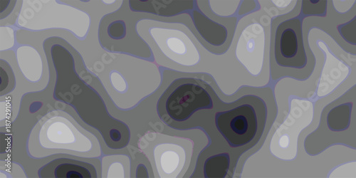 Abstract topographic contour map pattern with smooth gradients and subtle purple outlines creating a visually intriguing organic texture for digital design backgrounds