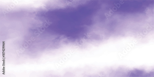 Soft watercolor wash of vibrant purple and white clouds creating a dreamy, ethereal, and artistic background for creative projects and digital design with a gentle texture