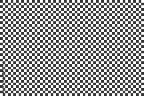 Seamless pattern of black and white checkered squares. Vector design of black and white chess board. Big Chess board pattern. Vector illustration.