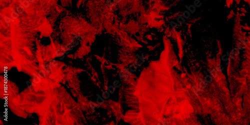 Abstract black and red fantasy watercolor background abstract fire flame grunge texture background .Old vintage grunge pattern distressed bright red paper .decorative pattern background	