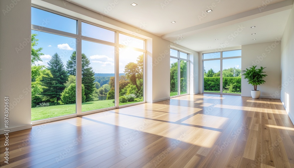 Obraz premium Neutral interior surface in balanced daylight with soft tonal range. Clean calming background for wellness, therapy, and minimalist design needs.