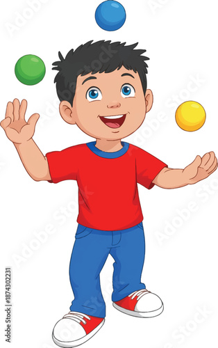 boy with tennis racket