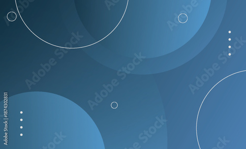 Abstract background with modern and dynamic circular elements. Minimalist background concept for cover, banner, brochure, presentation, certificate, and website. Vector VOL. 7