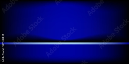 Wallpaper Mural Blue and Black gradient background. Dark blue studio room background. Clean design for displaying product. Space for selling products on the website. Vector illustration. Torontodigital.ca