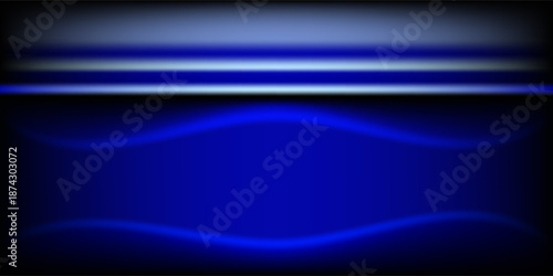 Blue and Black gradient background. Dark blue studio room background. Clean design for displaying product. Space for selling products on the website. Vector illustration.