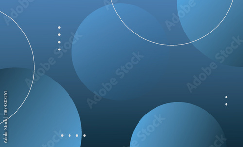 Abstract background with modern and dynamic circular elements. Minimalist background concept for cover, banner, brochure, presentation, certificate, and website. Vector VOL. 8