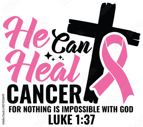 he can heal cancer svg