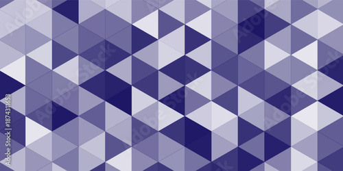 Abstract blue geometric modern overlapping triangles vector illustration on white background for business technology, presentation, app cover template