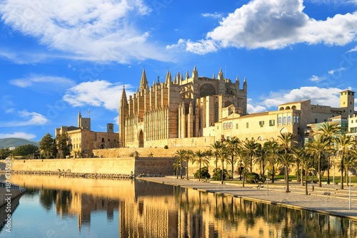 Palma Cathedral, also known as La Seu, is a magnificent Gothic cathedral located in Palma de Mallorca, Spain. 