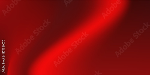 Abstract red and black wave pattern showcasing smooth gradients and dynamic shapes in a bold artistic composition. Vibrant display of swirling red and black hues creates a striking abstract background