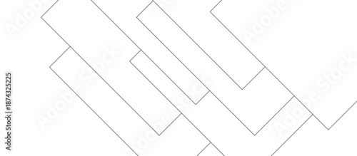 abstract luxury concept with thin silver lines patterns on a white background. contemporary abstract layout with subtle grey accents emphasizing the geometric rectangular shapes.