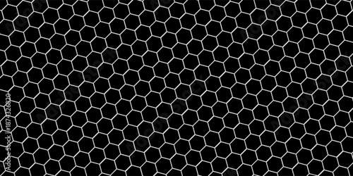 Wallpaper Mural Mosaic background. Simple hexagon grid. Hexagonal cells. Seamless tileable vector illustration.eps10. Torontodigital.ca
