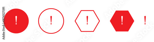 Information. Different styles, color, more information. Vector icons.