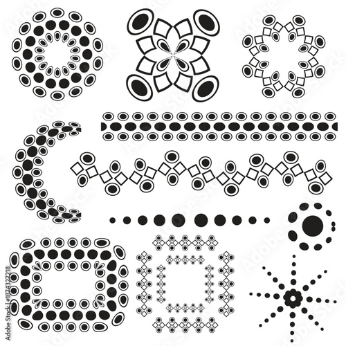 A set of various stripes