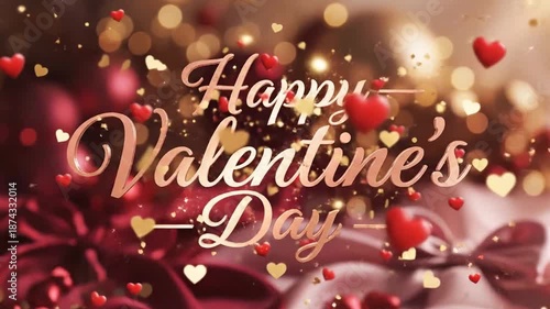 Wallpaper Mural Romantic Valentine's Day Celebration with Heart Shaped Decorations and Torontodigital.ca