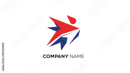 Abstract Company Logo Design Template.