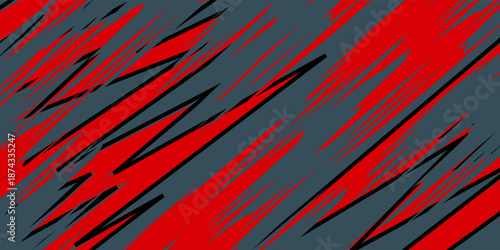 Abstract background with reflective sharp and zigzag pattern