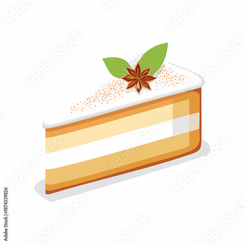 Flat Design Latin American Tres Leches