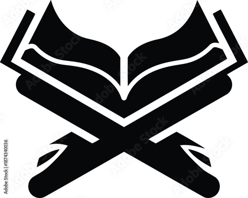 Islamic book icon Vector