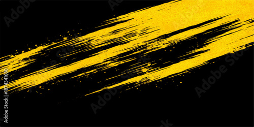 Abstract grunge background vector illustration featuring a hot orange fire flame and glowing golden light motion energy with a bright red explosion texture on a black wallpaper design