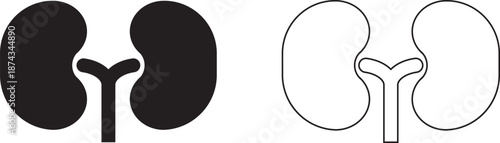 Kidney Icon Set