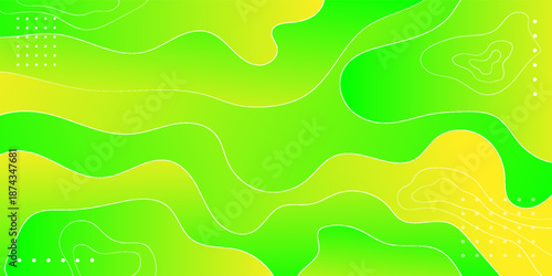 Abstract modern graphic element. Dynamical colored forms and waves. Gradient abstract banner with flowing liquid shapes. Template for the design of a website landing page or background.