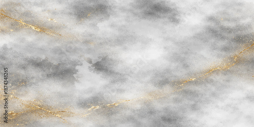 Dramatic storm clouds drift over an old paper texture background creating an abstract sky with dark blue light and weathered white smoke