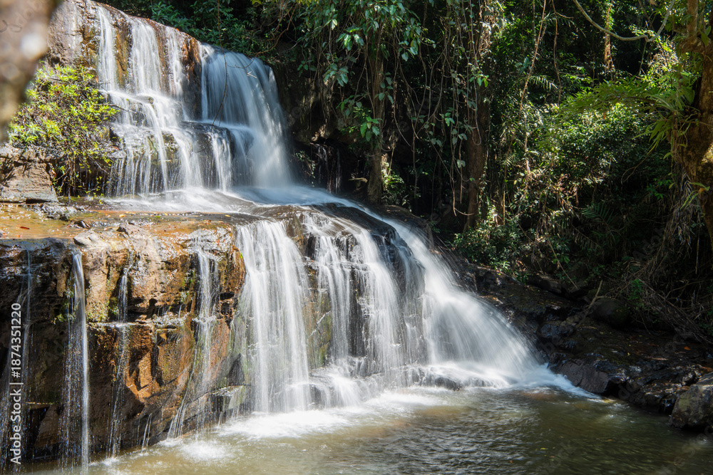 Fototapeta premium THAILAND SA KAEO PANG SIDA NATIONAL PARK WATERFALL