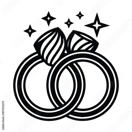 Happy valentine day. with creative love composition of the hearts. Vector illustration
